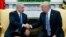 El presidente Donald Trump recibió en la Casa Blanca al primer ministro de Israel, Benjamin Netanyahu el lunes, 5 de marzo de 2018.