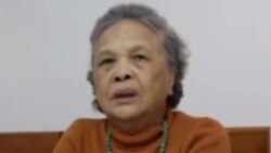 Bà Trần Thị Niêm, mẹ của nhà báo tự do Lê Anh Hùng. Photo YouTube via The 88 Project.