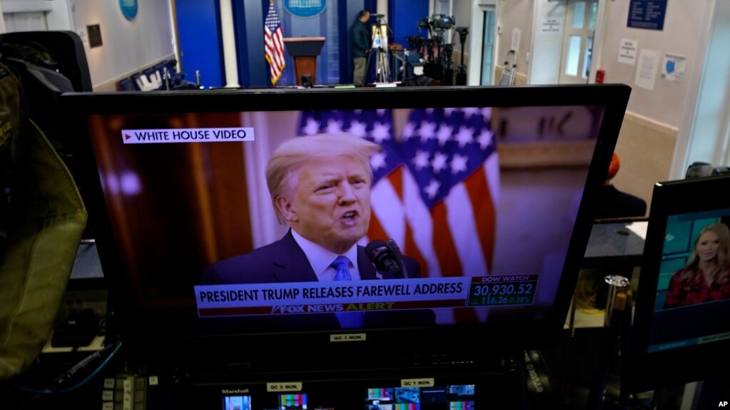 Në fjalën e lamtumirës, Presidenti Trump uron administratën e re
