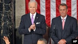 President Barack Obama delivers a speech to a joint session of Congress at the Capitol in Washington, Sept. 8, 2011