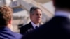 U.S. Secretary of State Antony Blinken speaks with members of the media as he arrives at Ben Gurion International Airport before departing for Riyadh, Saudi Arabia, in Tel Aviv, Israel, Oct. 23, 2024. 