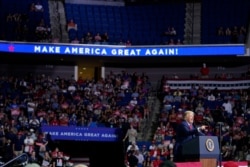 President Donald Trump speaks during a campaign rally at the BOK Center, June 20, 2020, in Tulsa, Okla.