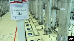 دستگاه‌های سانتریفیوژ‌های غنی سازی یورانیم ایران در پایگاه هسته‌ای نطنز