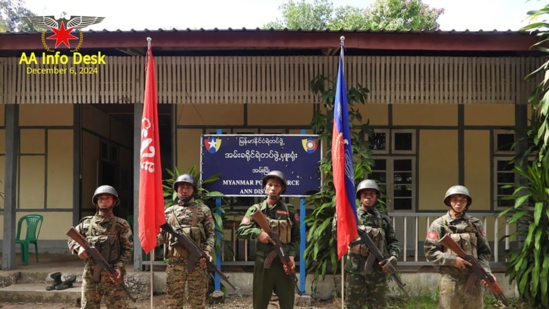 Myanmar ethnic rebels say theyve captured junta western command