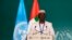 FILE - Mali Prime Minister Abdoulaye Maiga at the COP28 U.N. Climate Summit, December 9, 2023, in Dubai, United Arab Emirates.