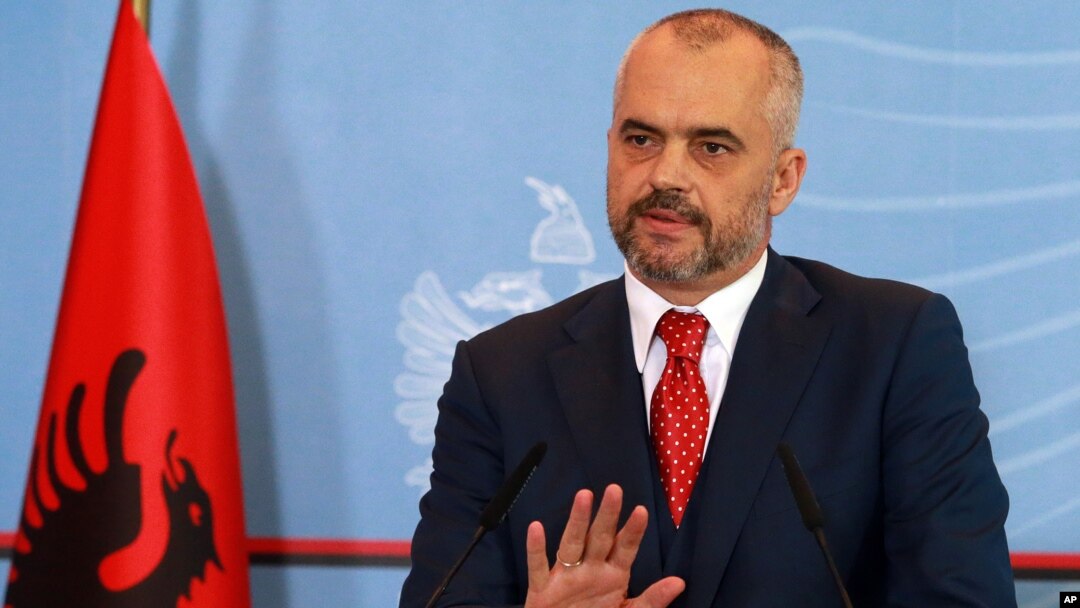 PM Albania Edi Rama menunda kunjungan yang direncanakan ke Serbia (foto: dok).