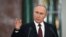 Russian President Putin attends a news conference in Moscow