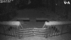 Timelapse Shows Heavy Snow Blanketing Lake Taho Backyard