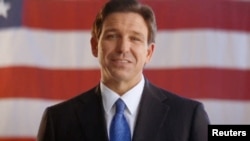 Florida Governor Ron DeSantis speaks as he announces he is running for the 2024 Republican presidential nomination in this screen grab from a social media video posted May 24, 2023. Twitter @RonDeSantis/Handout via REUTERS