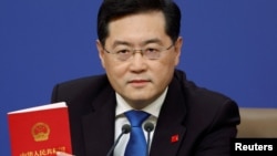 Ngoại trưởng Trung Quốc Tần Cương. 