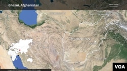 Map of Ghazni, Afghanistan