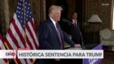 Donald Trump sentenciado a “libertad incondicional” por caso en NY