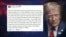 ترامپ: کار رسانه‌های منتشرکننده اخبار جعلی در ستایش از توان نظامی رژیم ایران «خیانت مجازی» است