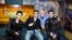 Il Volo and Larry London in studio