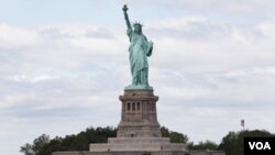 Patung 'Lady Liberty' asli yang berada di New York, karya arsitek Perancis Frédéric Auguste Bartholdi.