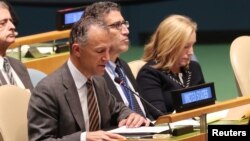 Jonathan Cohen, ambassadeur adjoint américain à l'ONU, New York, le 16 octobre 2018.