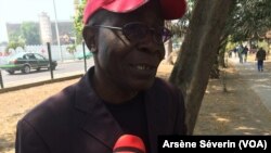 Casimir Ngakala, parent de victime du drame du commissariat de Chacona, à Brazzaville, le 11 mai 2018. (VOA/Arsène Séverin)