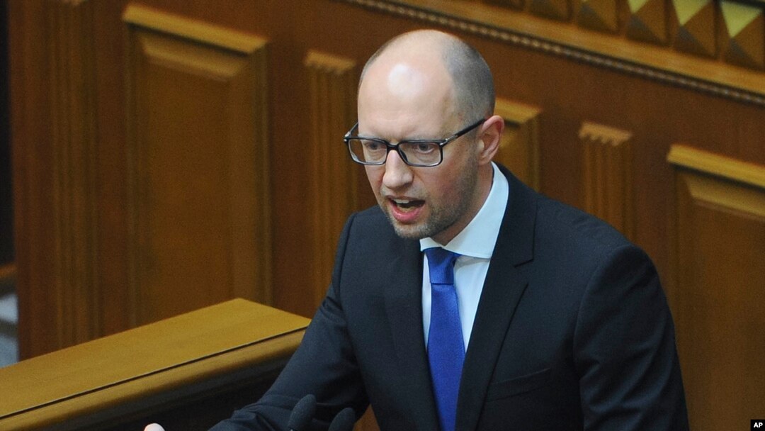 Ukraina bosh vaziri Arseniy Yatsenyuk