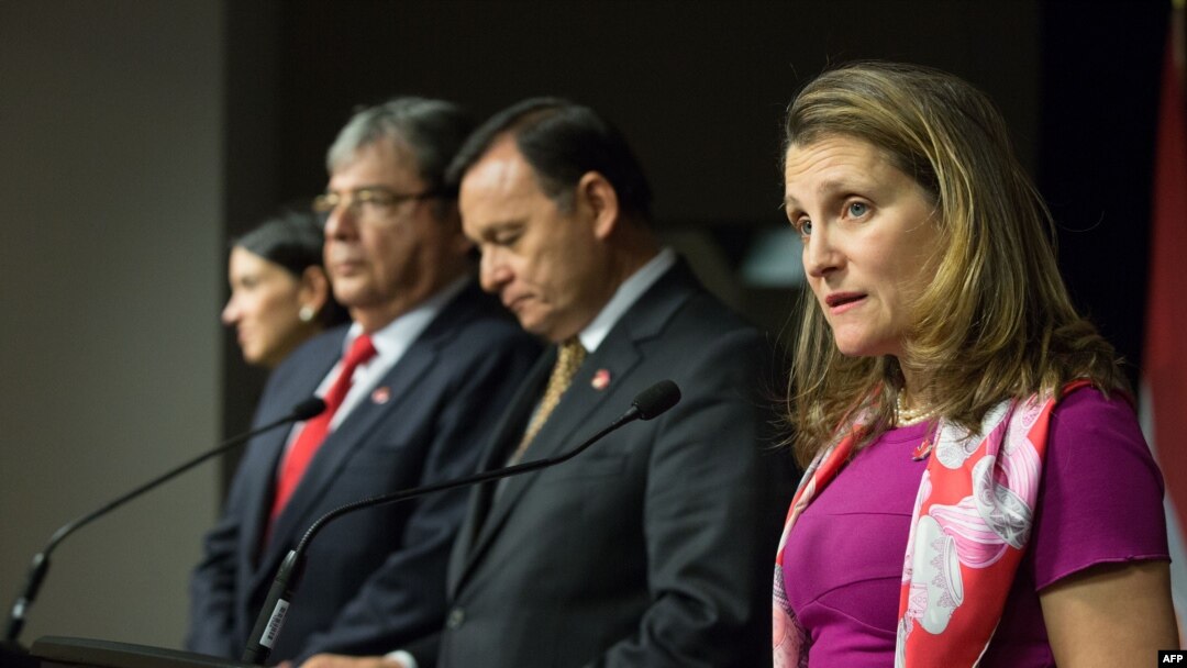 Las sanciones divulgadas por el gobierno de Canadá el lunes 15 de abril de 2014 se unen a anteriores medidas que castigaron a otras 70 personas vinculadas al presidente en disputa Nicolás Maduro de Venezuela.