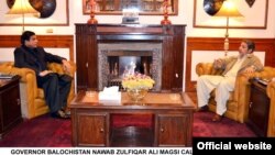  دبلوچستان دوزيراعلي نواب محمد اسلم رئيساني په مشوره دبلوچستان گورنر نواب ذوالفقار علي مگسي دگل په ورځ دبلوچستان اسمبلي ماته کړې ده