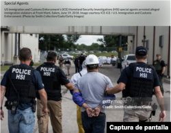 Captura de pantalla de la foto sin manipular, que aparece en Getty Images, el 19 de junio de 2018.