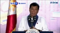 VOA60 DUNIYA: PHILIPPINES Shugaba Rodrigo Duterte Ya Ce Ba Zai Yanke Dangantaka Da Abokan Huldarsu Ba