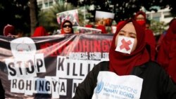 ရခိုင်အရေး ရုရှားနဲ့ အင်ဒိုမြန်မာသံရုံးတွေရှေ့ ဆန္ဒပြ