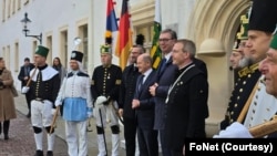 Susret kancelara Nemačke Olafa Šolca i predsednika Srbije Aleksandra Vučića u Frajbergu (Foto: Izvor: FoNet/Instagram)