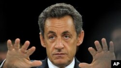 French President Nicolas Sarkozy