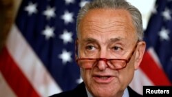 Pemimpin minoritas Senat AS dari Partai Demokrat, Chuck Schumer 