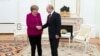 Russia’s Putin, Germany’s Merkel Hold Talks in Moscow