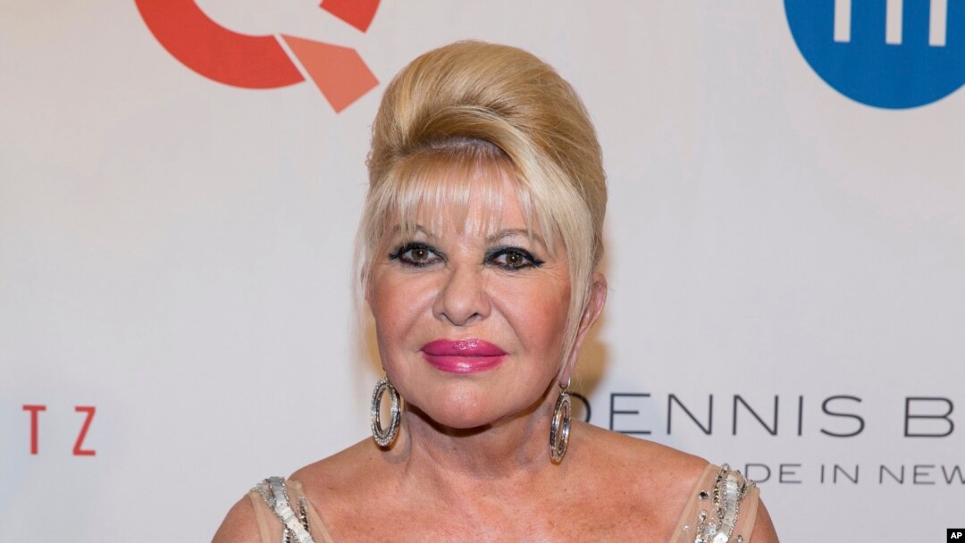 Bà Ivana Trump, vợ thứ nhất của Tổng thống Donald Trump, tại liên hoan của Viện Công nghệ Thời trang ở New York (ảnh tư liệu ngày 9/5/2016).