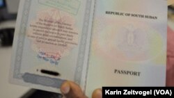 To complement its normal passport, shown here, South Sudan has issued a business passport.