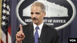 El secretario de Justicia, Eric Holder destacó la operación conjunta y con alcance nacional.