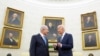 FILE - President Joe Biden, right, talks with Israeli Prime Minister Benjamin Netanyahu in the Oval Office of the White House in Washington, July 25, 2024.