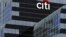 FILE - A Citi Bank sign in Chicago. 