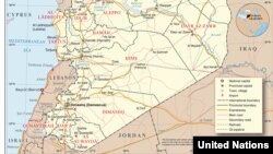 Map of Syria