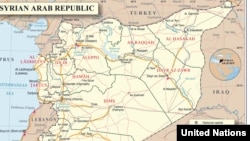 Map of Syria