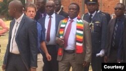 Président Emmerson Mnangagwa chez Morton Jeffrey Water Works.