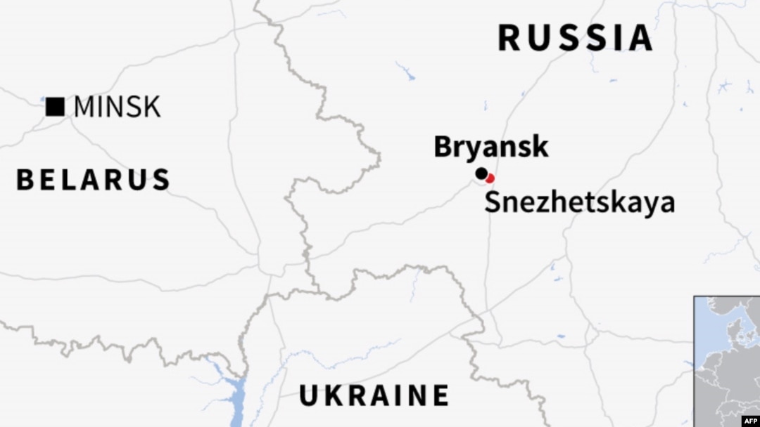 Bridge collapses in Russia's Bryansk region that borders Ukraine, governor says
