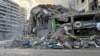 A view shows damaged buildings and restaurants in the aftermath of Israeli strikes on Beirut's southern suburbs, amid the ongoing hostilities between Hezbollah and Israeli forces, Lebanon, November 13, 2024. 