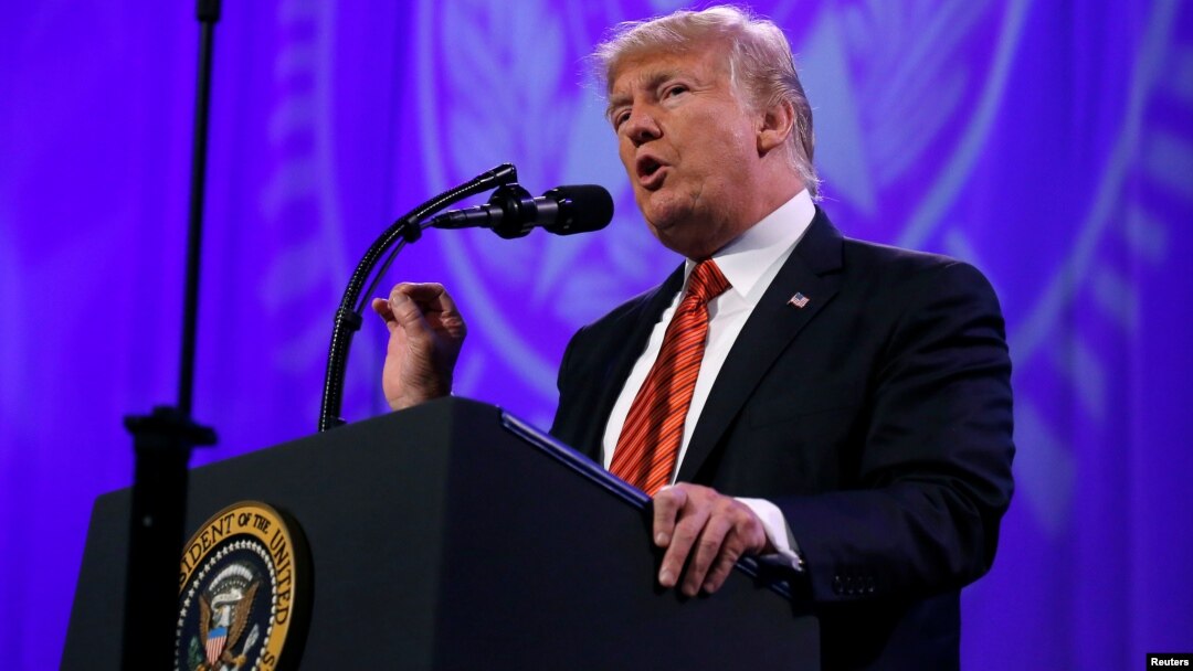 Predsdnik Donald Tramp drži govor u Rinu, Nevadi