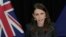 In this image from a video, New Zealand Prime Minister Jacinda Ardern speaks at a news conference in Wellington, New Zealand, Aug. 11, 2020.
