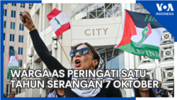 Warga AS Peringati Satu Tahun Serangan 7 Oktober