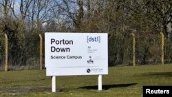 Le laboratoire de Porton Down dans le Wiltshire, en Grande-Bretagne, le 7 mars 2018