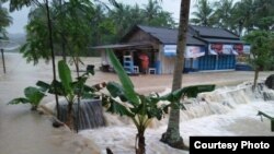 FILE -Bencana banjir dan tanah longsor di Pangandaran, Jawa Barat, 7 Oktober 2017. (Foto Courtesy : BNPB)