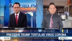 Laporan Langsung VOA untuk MetroTV: Donald Trump Tertular Virus Corona