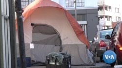 英语视频：探访洛杉矶无家可归者棚户区
