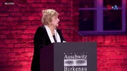 
شاوخوا 50 ژوندي پاتې شوو کسانو او د نړۍ لسګونو مشرانو په پولېنډ کې د اشویټز-برکیناو حراستي کېمپ کې په یادګاري دستورو کې برخه اخیستې
