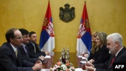 Zvaničnici MMF-a i Vlade Srbije na sastanku u Beogradu